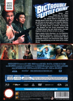 Big Trouble in Little China - 2-Disc Limited Uncut Mediabook von '84 Entertainment - Limitiert auf 555 Stück & nummeriert - DVD & Blu-ray - Cover E - Neu & OVP